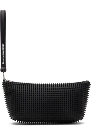 Alexander Wang Pochette Heiress noire à dragonne et à glissière