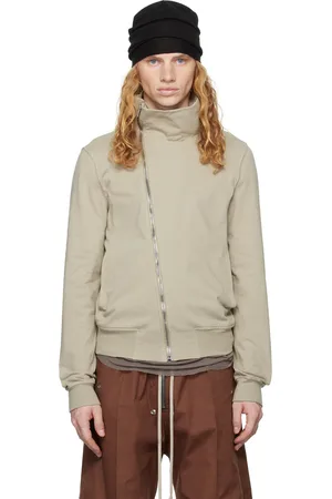 Rick Owens Pull molletonné blanc cassé à poches Bauhaus - Porterville