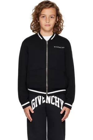 Givenchy Enfant | Cardigan noir en coton et cachemire