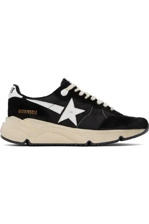 Golden Goose Baskets Running Sole noir et blanc