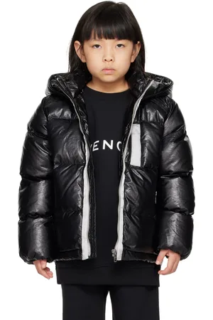 Givenchy Enfant | Blouson matelassé noir rembourré en duvet
