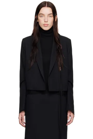 ANN DEMEULEMEESTER Veston écourté Inge noir