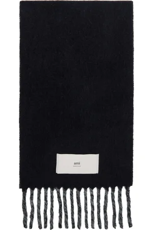 Ami Écharpe bicolore noire