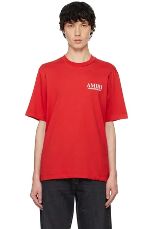 AMIRI T-shirt rouge à image d