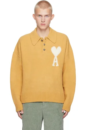 Ami Polo jaune à logo Ami de cœur