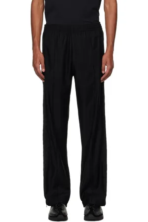 OUR LEGACY Pantalon de survêtement noir en canevas
