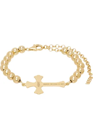 Veert Bracelet doré à breloque de croix