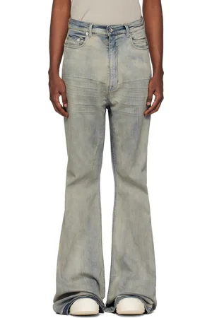 Rick Owens Jean semi-évasé Bolan bleu - Porterville