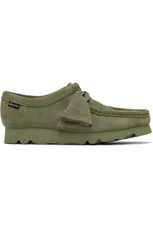 Clarks Derbys Wallabee verts en GORE-TEX®