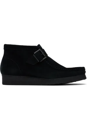 Clarks Bottes Wallabee noires à boucle