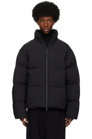 Moncler Blouson court Misonet noir rembourré en duvet