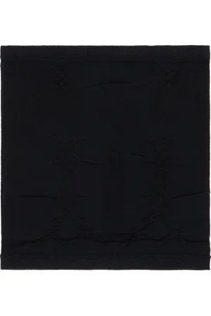ROA Cache-cou sans coutures noir à smocks