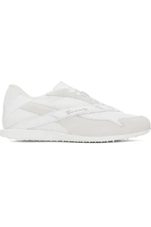 Givenchy Baskets blanc cassé en filet et en suède