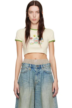 DIME Micro t-shirt Carnival blanc cassé