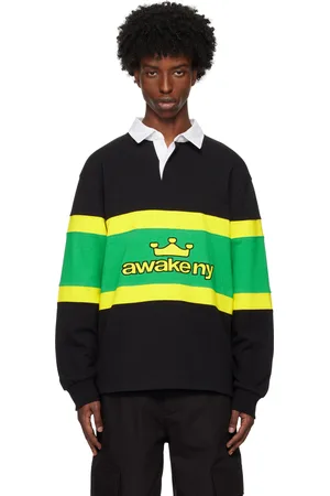 AWAKE NY Polo de rugby multicolore à logo Crown
