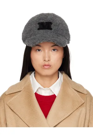 Max Mara Casquette grise en molleton