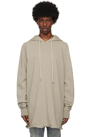 Rick Owens Pull à capuche blanc cassé - Porterville