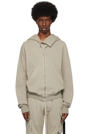 Rick Owens Pull à capuche Mountain blanc cassé - Porterville