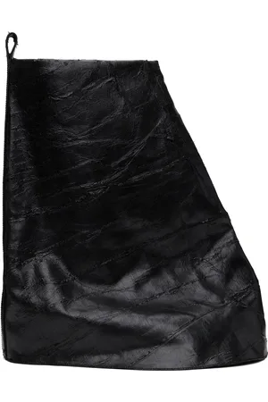 Rick Owens Bottes chelsea hauteur mollet Fetish noires - Porterville