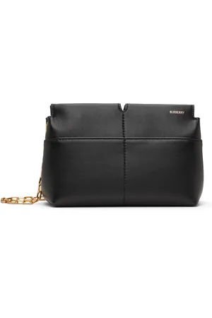 Burberry Pochette structurée noire à chaine