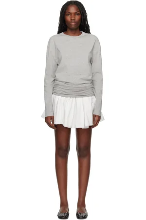 Gimaguas Robe courte Chico gris et blanc