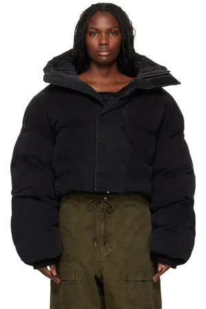 Entire Studios Blouson matelassé MML noir rembourré en duvet à capuche