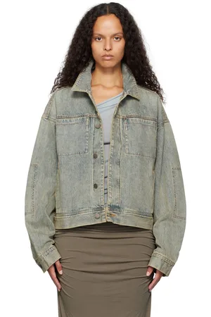 Entire Studios Blouson Gem bleu en denim - Drop 8