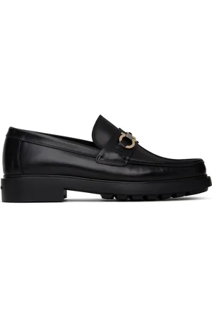 Salvatore Ferragamo Flâneurs noirs à ferrure Gancini