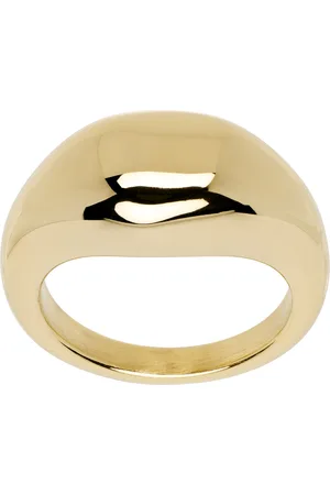 In Gold We Trust Bague sculpturale dorée en laiton - AI-3022