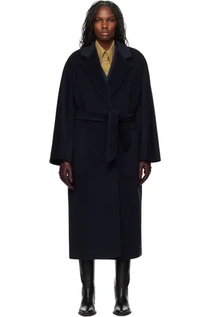 Max Mara Manteau Locri bleu marine