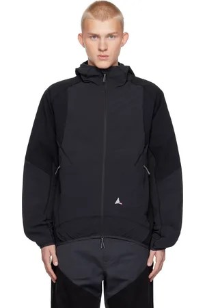ROA Blouson noir en nylon technique à panneaux renforcés