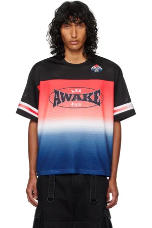 AWAKE NY T-shirt de style maillot de football LES rouge