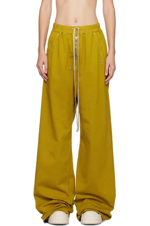 Rick Owens Pantalon de détente Geth jaune à glissière Bela - Porterville