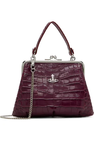 Vivienne Westwood Sac Granny mauve à monture de bourse