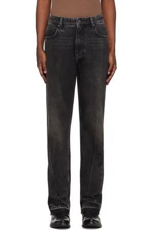 Guess Jean rétro noir en denim à effet délavé