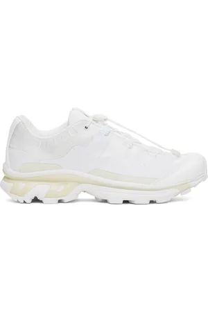 11 BY BORIS BIDJAN SABERI Baskets Bamba 5 blanches édition Salomon
