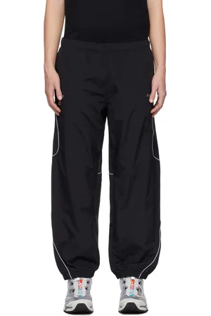 Places + Faces Pantalon de survêtement noir en nylon