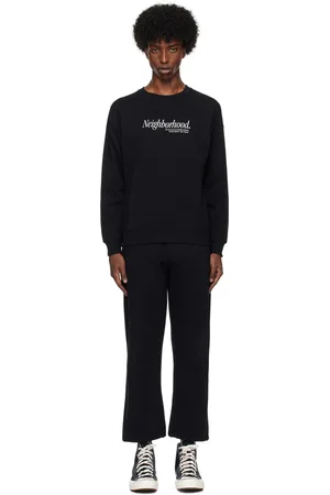 NEIGHBORHOOD Ensemble de pull molletonné et pantalon de survêtement noirs
