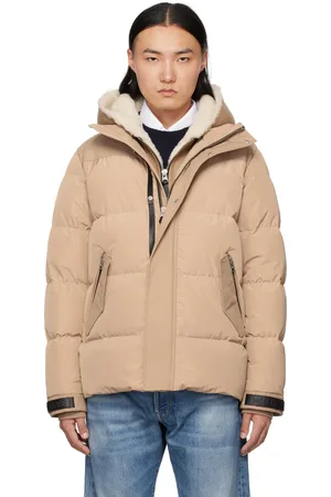 Mackage Blouson Riley brun clair rembourré en duvet
