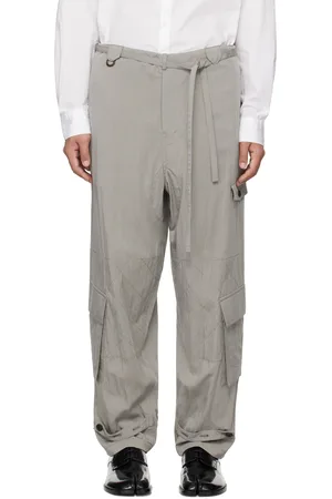 SOSHIOTSUKI Pantalon cargo Commender gris