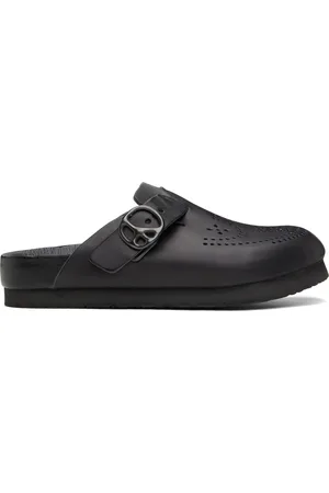 Pins & Needles Sabots noirs en cuir