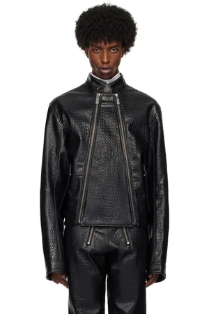 Kennel & Schmenger Blouson motard Ravn noir en cuir synthétique