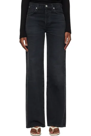 Citizens of Humanity Jean ample Annina noir à taille haute - Humanity