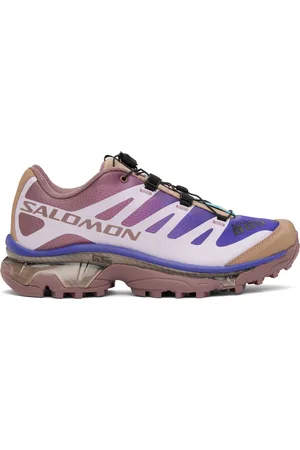 Salomon Baskets XT-4 OG mauve et brun