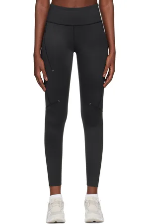 On Running Legging de sport épais noir à motif réfléchissant - Performance