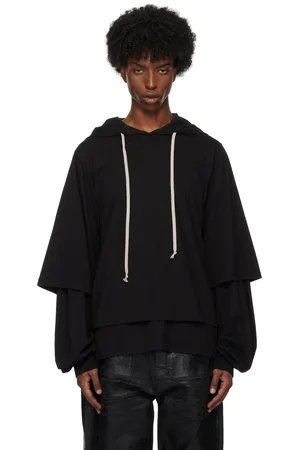 Rick Owens Pull à capuche Hustler noir - Porterville