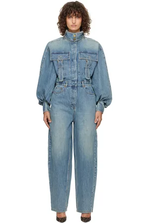 ZIMMERMANN Combinaison bleue en denim - Illustration