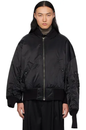 Fumito Ganryu Blouson aviateur Graffiti MA-1 noir