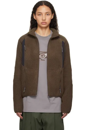 ROA Blouson brun en molleton Polartec®