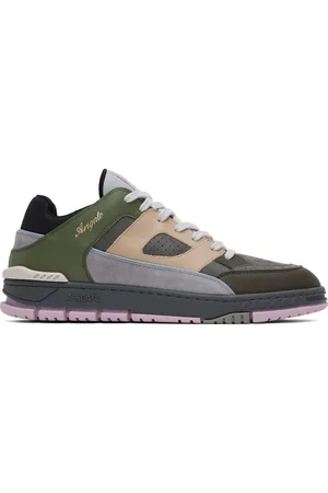 Axel Arigato Baskets basses Area gris et vert